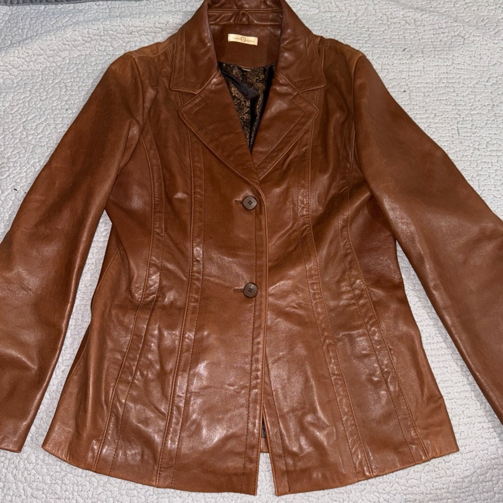 Wilsons Leather Women's Tan Leather Jacket